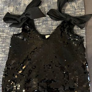 Maeve by Anthropologie Sequin top